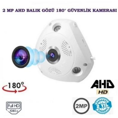 2 MP FUllHD BALIK GÖZLÜ 180 DERECE AHD KAMERA
