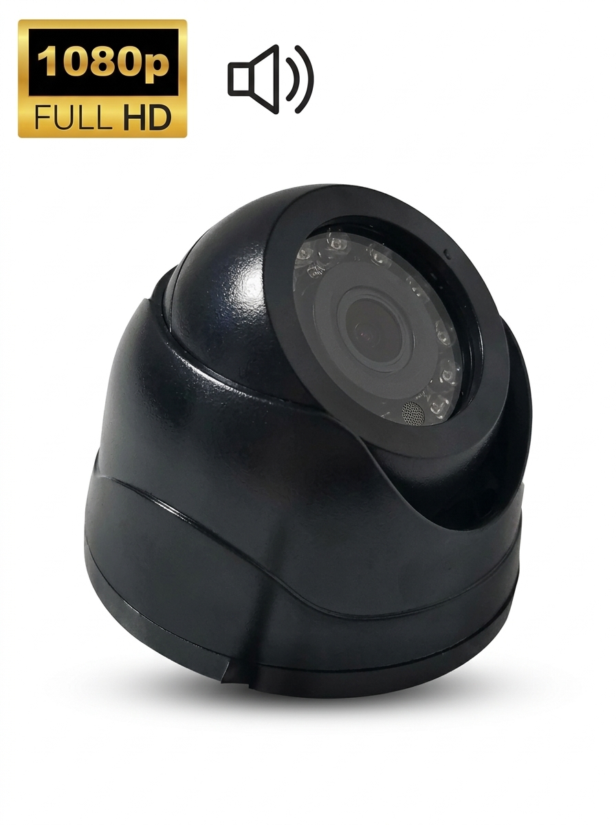 2MP FULL HD AHD MİNİ DOME SESLİ ARAÇ KAMERASI