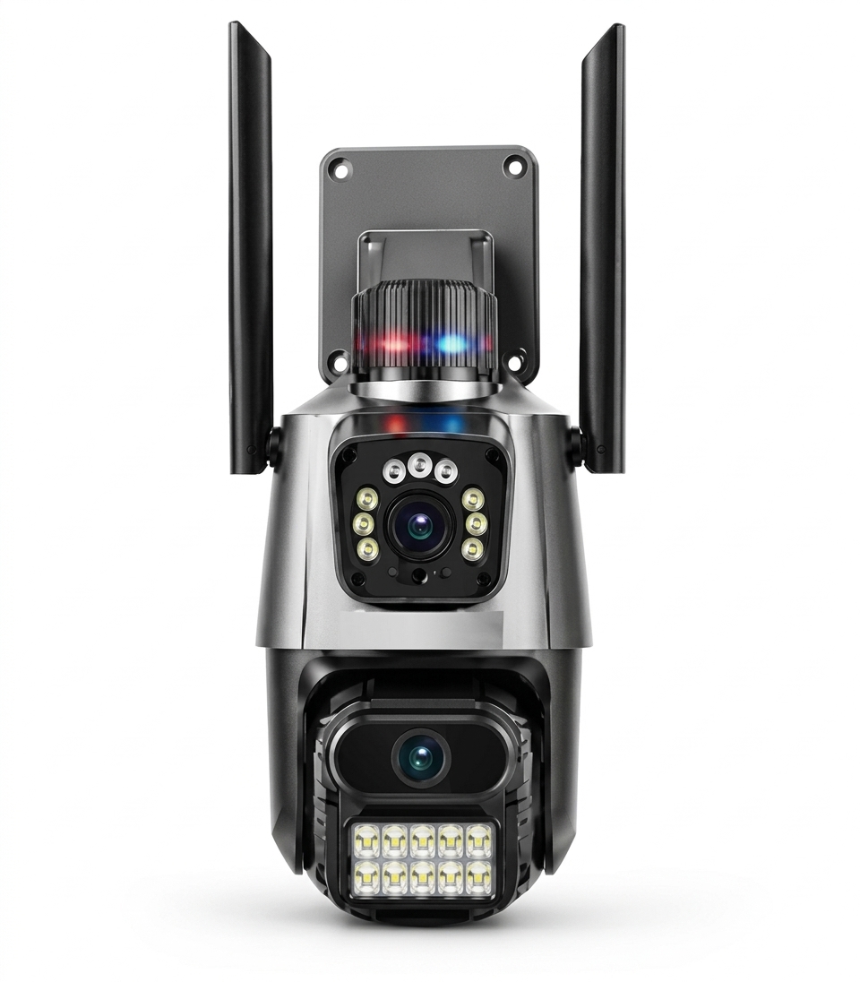 6MP WİFİLİ ÇİFT YÖNLÜ SES ÇİFT LENSLİ GÜVENLİK KAMERASI