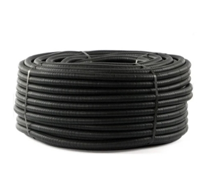 SİYAH PLASTİK SPİRAL BORU 16MM (100'MT)