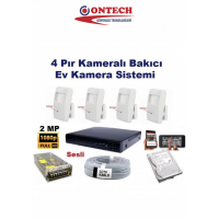 2 MP Ahd Gizli Güvenlik Kamera Sistemi Sesli