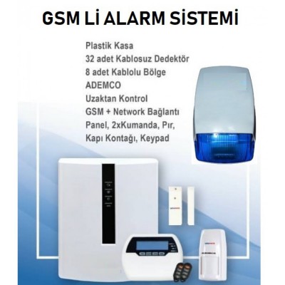 GSM Lİ KABLOSUZ HIRSIZ ALARM SİSTEMİ