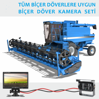 Monitörlü Geri Görüş Biçer Döver Kamera Seti