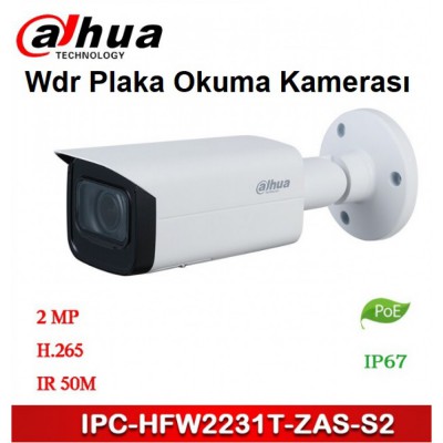 DAHUA IPC-HFW2231T-ZAS-27135 Plaka Tanıma Sistemi Kamerası