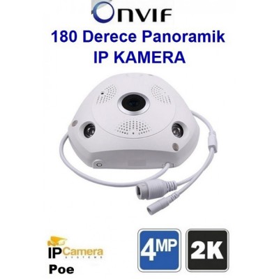  4MP ULTRA HD PANORAMİK IP KAMERA 180 DERECE