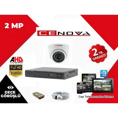 Cenova 2MP 1 Kameralı Sistem