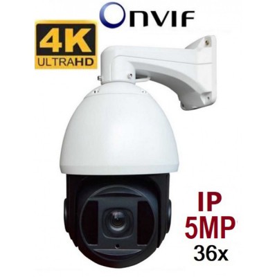 5Mp IP Speed Dome 36x Zoom Onvif Güvenlik Kamerası