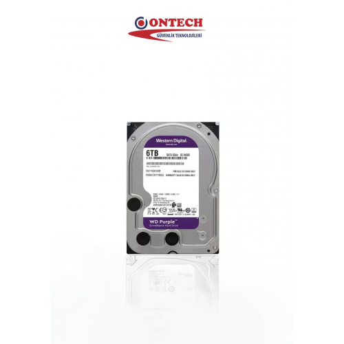 WD Purple 6TB 64MB SATA III 7-24 Güvenlik Harddiski