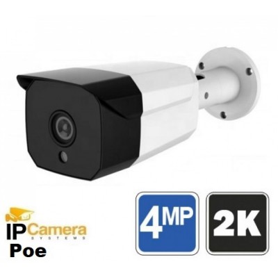 4MP UltraHD Bullet POE li IP Kamera