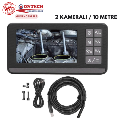 DİJİTAL EKRANLI ENDOSKOP KAMERA  10 MT