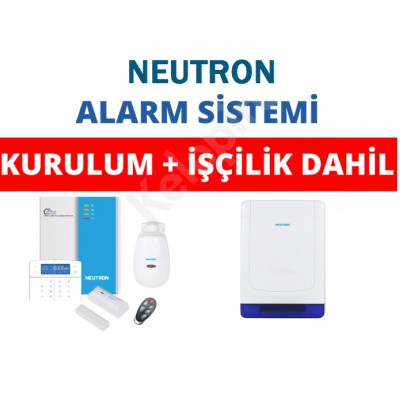 NEUTRON KABLOSUZ HIRSIZ ALARM SİSTEMİ KURULUM DAHİL