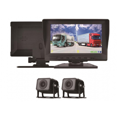 ON-9034 AHD 7 İNÇ KAYITLI QUADLI 2 KAMERALI HAZIR ARAÇ SETİ