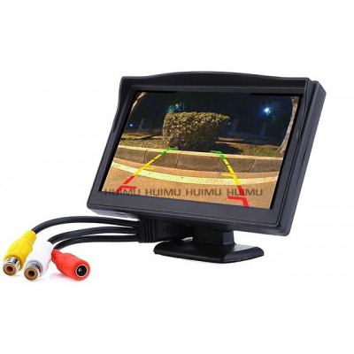 5 inç Lcd Araç Monitör Geri Vites Kamerası Uyumlu