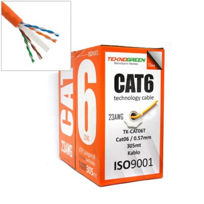 CT-6 305 Metre Cat6 Network Ağ Kablosu