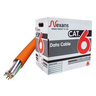 Nexans Cat6 UTP LSZH 23 Awg Network Data Kablosu 305 Mt