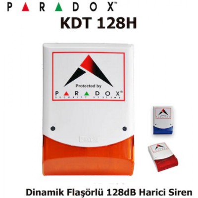 Paradox KDT PS-128H Dinamik Flaşörlü 128dB Harici Siren