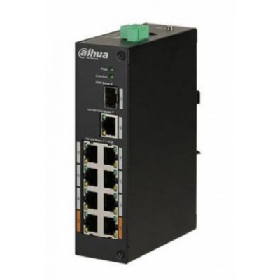 Dahua PFS3110-8ET-96 10/100/1000 8 port Endüstriyel Poe Switch