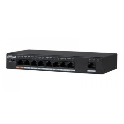 Dahua PFS3009-8ET1GT-96 8 Port PoE 96W Yönetilmeyen Switch