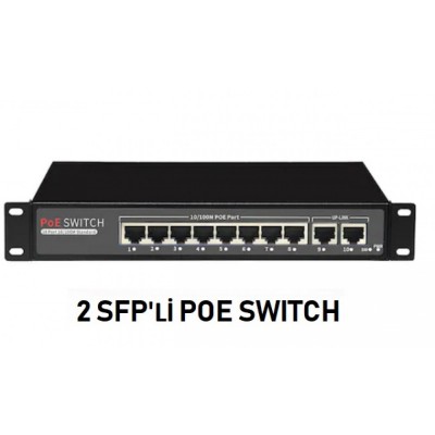 SFP02 8 Port Poe Switch 2 Sfp