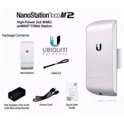 UBNT Ubiquiti NanoStation Loco M2 2km Dış Mekan Access Point