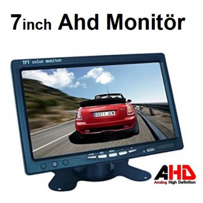 7 İnç Renkli AHD Led Araç İçi Monitör 