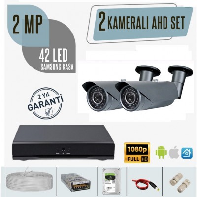 N-42  2MP 2 KAMERALI AHD SAMSUNG KASA KAMERA SİSTEMİ