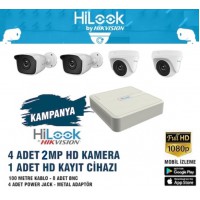 HİLOOK 4'LÜ 2MP GÜVENLİK KAMERA SİSTEMİ