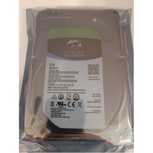 Seagate 4TB SkyHawk 5900Rpm 64MB Cache Sata 3.0 Harddisk