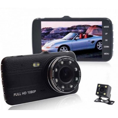 AE-73 FullHD Gece Görüşlü Çift Kamera Araç Kayıt Cihazı