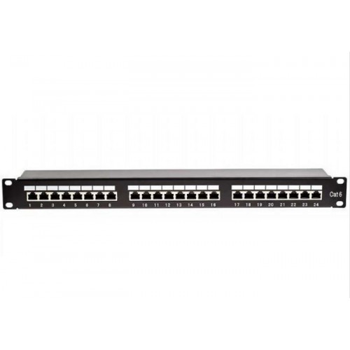  24 PORT CAT 6 PATCH PANEL